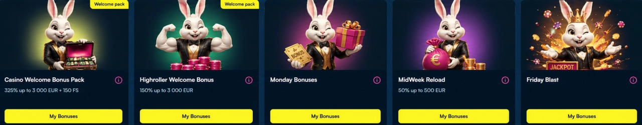playbunny casino all promotions
